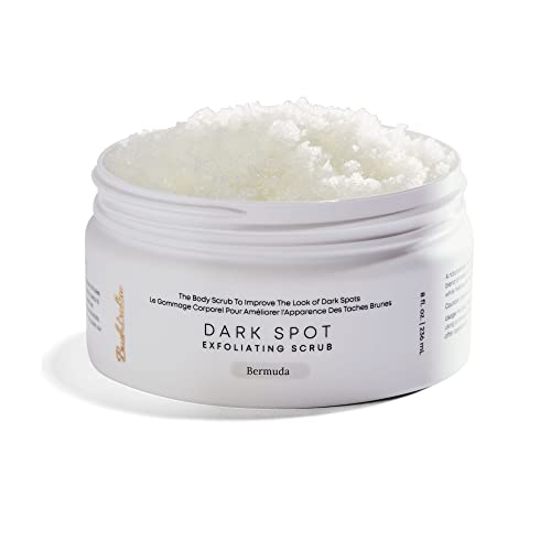 Bushbalm Dark Spot Exfoliating Scrub - Natural Body Scrub Exfoliant to Hydrated, Soften and Enhance Glow in Skin - Bermuda 236 ml