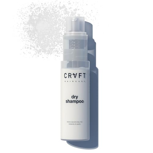 Hair Craft Co. CRVFT Non-Aerosol Dry Shampoo Powder for Women - Oil and Grease Absorption, Travel Size, Paraben and Sulfate Free, Adds Volume, Refreshes Hair, Scented, 1.58 Ounces