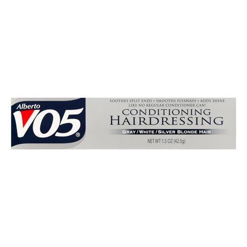 Alberto VO5 Conditioning Hairdressing, Gray/White/Silver,1.5 ounce (Pack of 2)