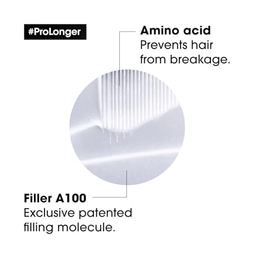 L'Oreal Professionnel Pro Longer Mask - Reduces Breakage & Appearance of Split Ends For Thin & Fine Hair Types, Adds Softness & Shine