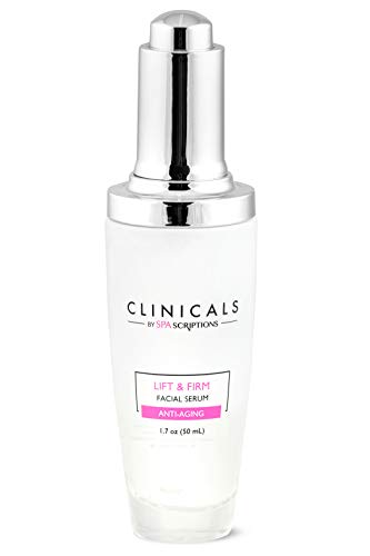 Spascriptions Clinicals Face Serum with Collagen & Ceramides for Depuffing & Tightening - 1.7 Ounce (Lift & Firm)