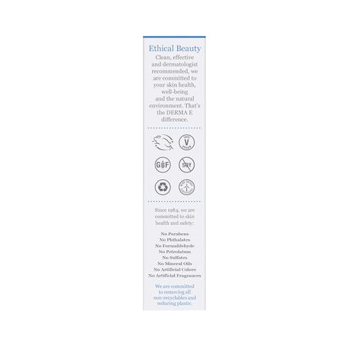 Derma E Hydrating Eye Cream – Firming and Lifting Hyaluronic Acid Treatment - Under Eye and Upper Eyelid Cream Reduces Puffiness and Appearance of Fine Lines, 0.5 oz