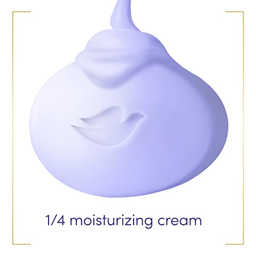 Dove Beauty Bar Gentle Cleanser Moisturizes To Calm Skin Anti-Stress Cream Bar Gentle Bar Soap Cleanser Made With 1/4 Moisturizing Cream 3.75 oz, 4 Count