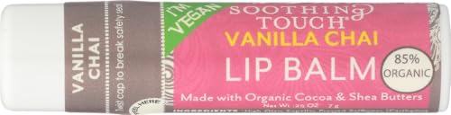 Soothing Touch Lip Balm Vegan Vanilla Chai, Pack of 3