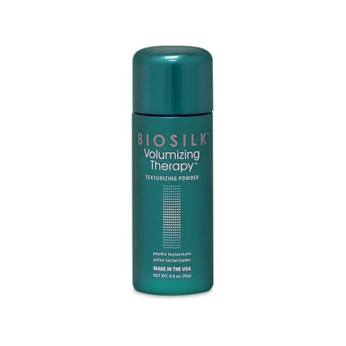 BioSilk Volumizing Therapy Texturizing Powder, Lifts Roots To Elevate Any Style, Absorbs Excess Oil, Sulfate, Paraben & Cruelty-Free, 0.5 Oz