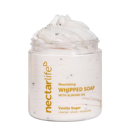 Nectar Life Whipped Soap and Shave Butter, 5 oz (Vanilla Sugar)