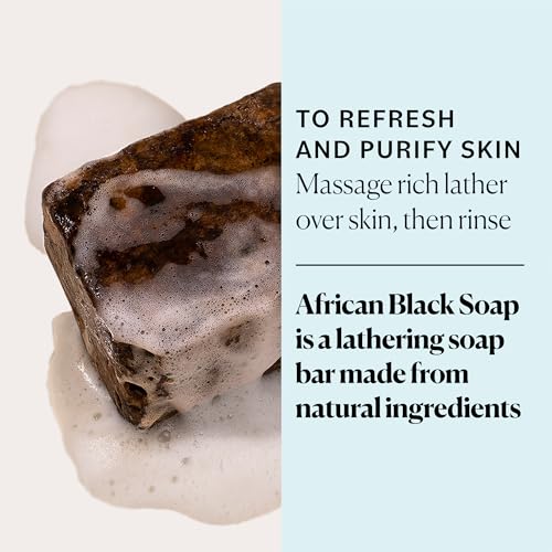 Sky Organics - African Black Soap Bar, 16 oz - Deep Cleansing Face Wash & Body Wash - Cocoa Pod Ash - Blemish, Oily & Combo Skin - Natural, Vegan & Cruelty Free - Skin Care