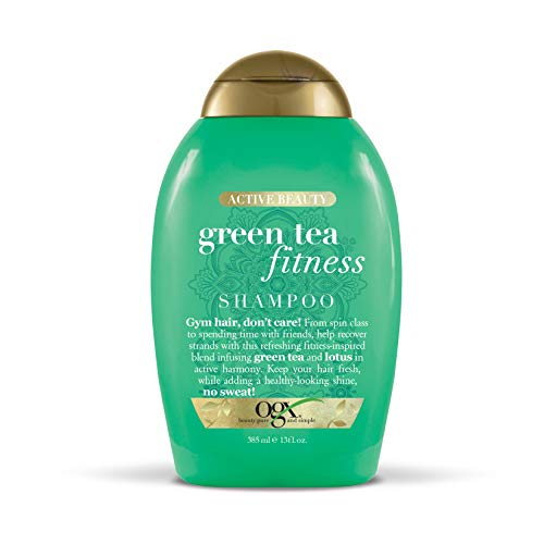 OGX Active Beauty Green Tea Fitness Shampoo, 13 Ounce (1 pack)
