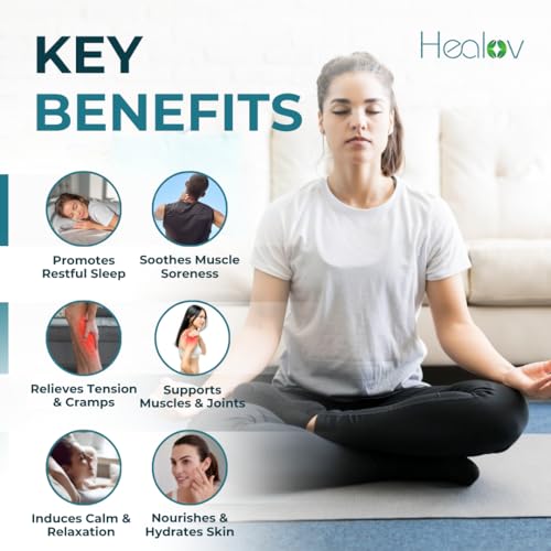 Magnesium Cream – Pure Soothing Magnesium Lotion for Pain Relief & Relaxation, Better Sleep, Muscle Health, Leg & Joint Care – Natural Magnesium Body Lotion for Feet – Non-Greasy, Safe, Easy to Use