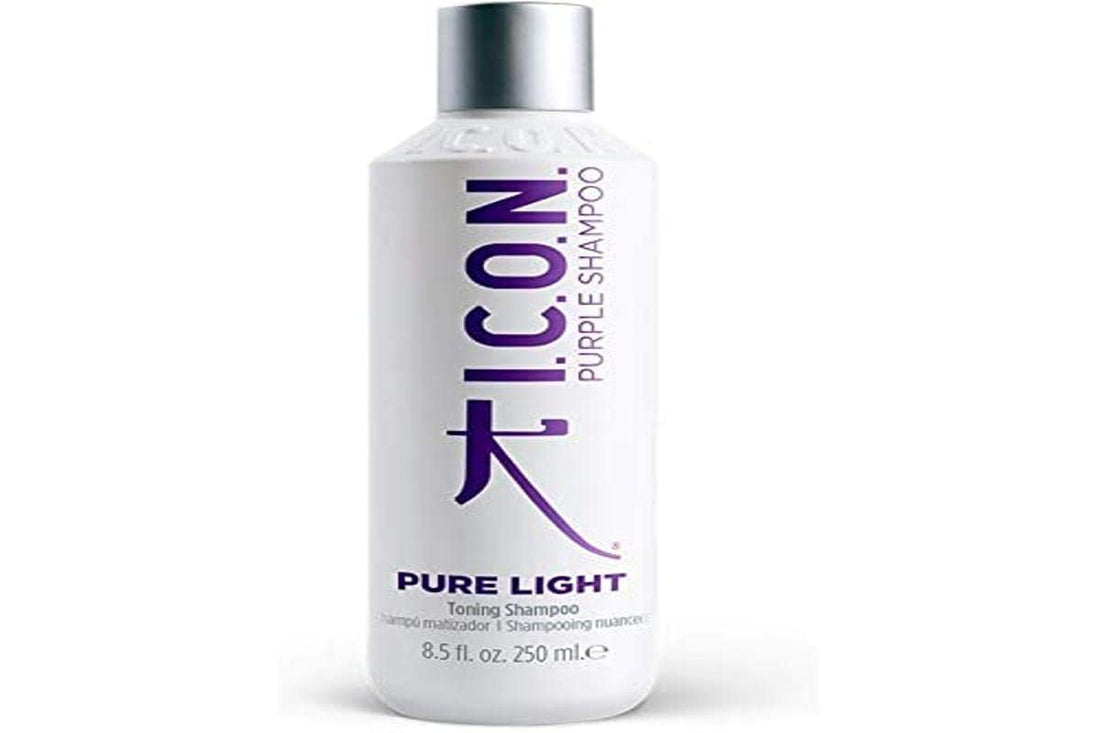 K.I.C.O.N. Pure Light Purple Shampoo 8.5 oz. Made in USA