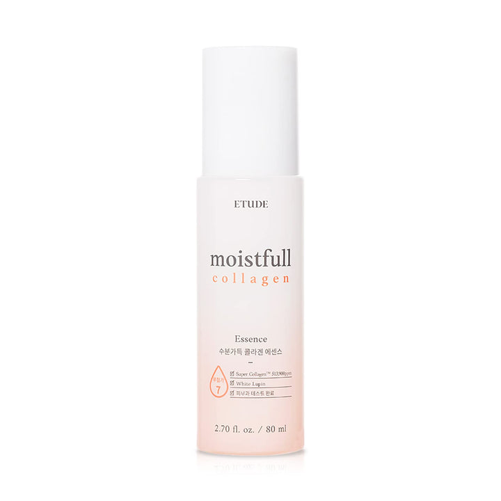 ETUDE Moistfull Collagen Essence 80ml (21AD) | Kbeauty | Moisturizing Long-Lasting Fast-Absorbing Essence for Sensitive Skin