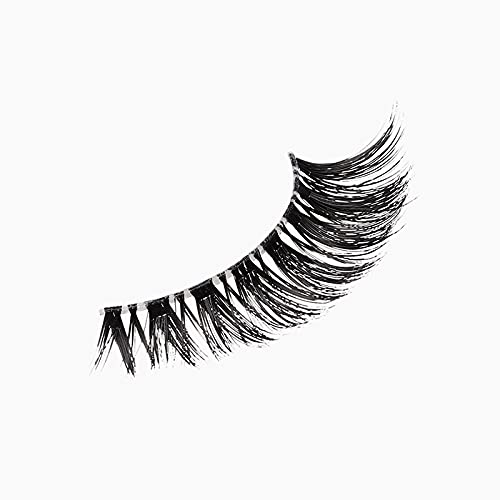 KISS Lash Couture Faux Mink False Eyelashes Multipack, Knot-Free Lash Band, Reusable, Contact Lens Friendly, Easy To Apply, Ultrafine, Tapered, Synthetic Fake Lashes, Style Jubilee, 4 Pairs