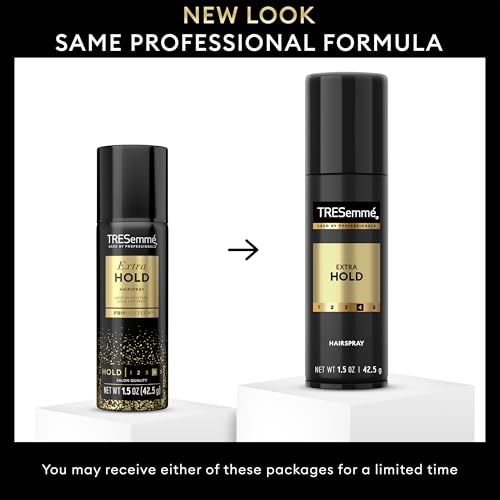 TRESemmé Travel Hairspray, Extra Hold, 6-Pack – Moisturizing Hair Spray, Anti-Humidity, Anti-Frizz Hair Products, 1.5 Oz Ea