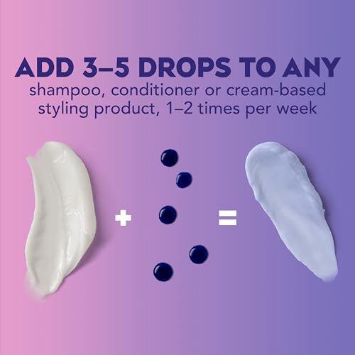 OGX Impecca-Blonde Purple Toning Drops for Blonde Enhance, 4 fl oz