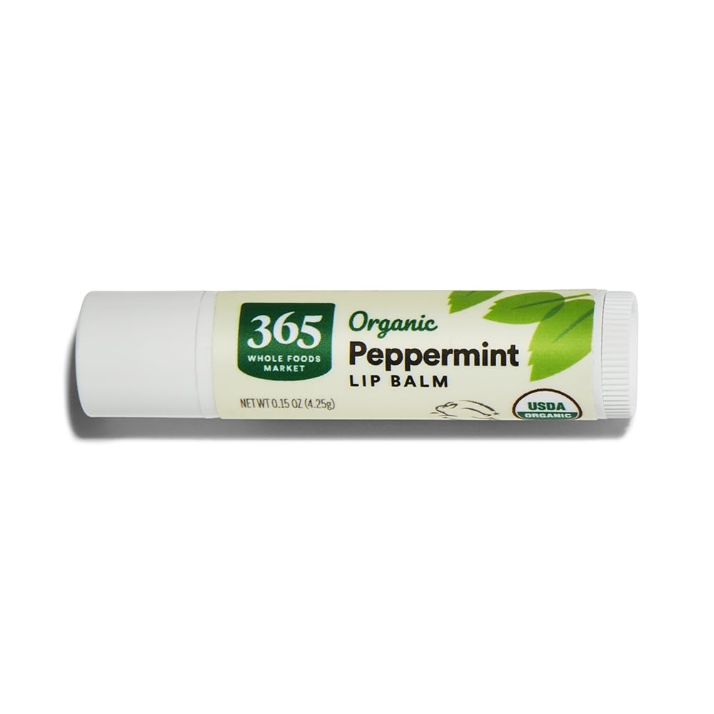 365 by Whole Foods Market, Organic Peppermint Lip Balm, 0.15 Ounce