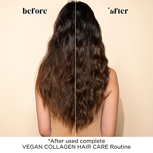 Pacifica Hair Mask - Vegan Collagen Hydrating Leave-In Repair Hair Mask Treatment -w/Ultra Restoring Peptides - for Very Dry Hair All Hair Types Clean Beauty Vegan & Cruelty-Free Dermatologist Tested