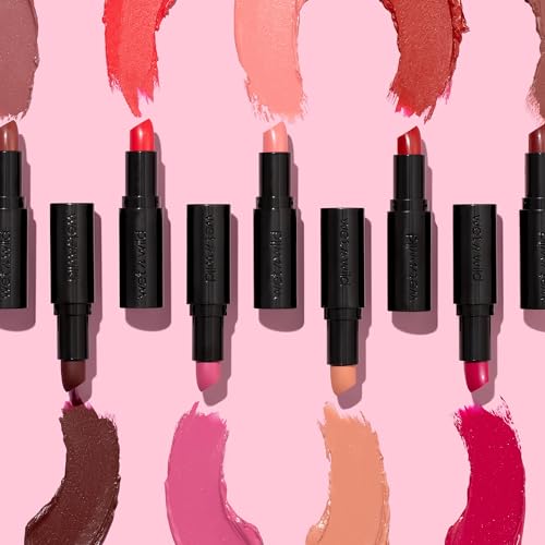 wet n wild Mega Last Matte Lip Color, Semi Matte Hyaluronic Acid Infused, Long Lasting Full Coverage for a Nourishing Pout, Cruelty-Free & Vegan - Skin-ny Dipping