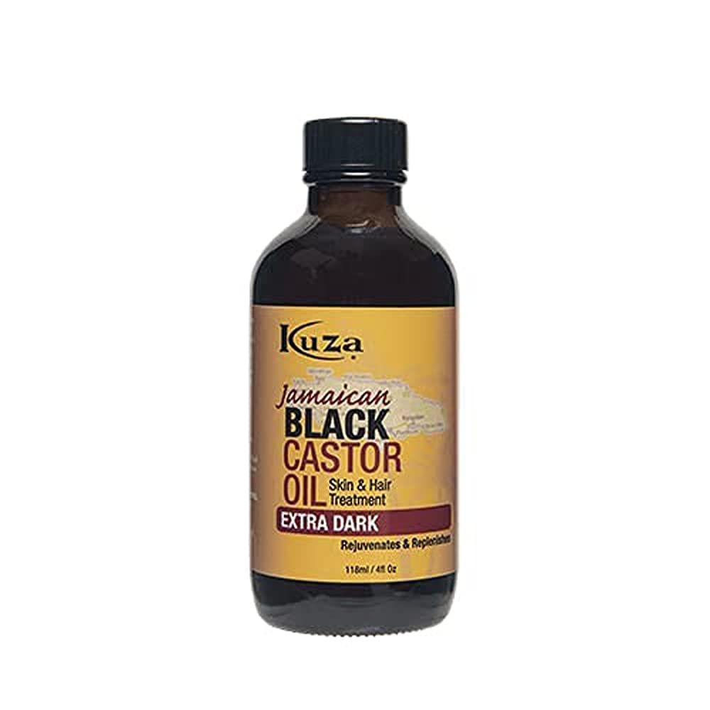 Kuza Naturals Extra Dark Jamaican Castor Oil, Black