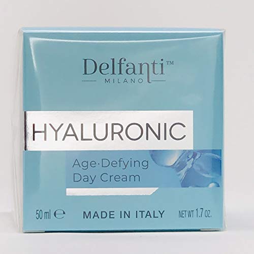 Delfanti-Milano • HYALURONIC AGE DEFYING DAY CREAM • Face and Neck Moisturizer • Made in Italy