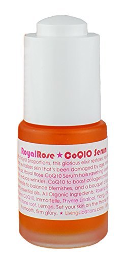 Living Libations - Organic / Wildcrafted Royal Rose CoQ10 Serum (.5 oz / 15 ml)