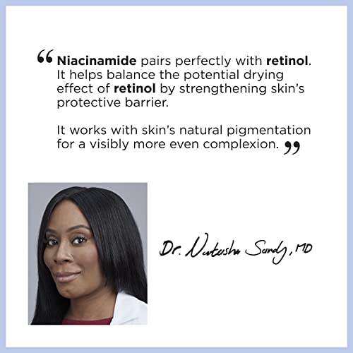 L'OREAL PARIS Revitalift Pressed Night Cream, Retinol + Niacinamide, Reduces Wrinkles, Fragrance Free, 1.7 oz + Serum Sample