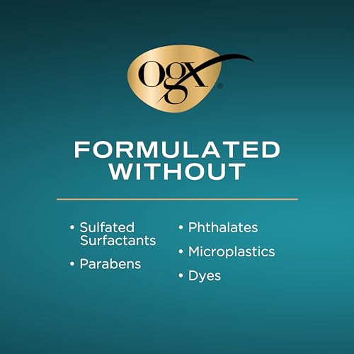 OGX Extra Strength Refreshing Scalp + Rosemary Mint Shampoo, Clarifying Wash Visibly Helps Remove Oil & Residue to Clear Away Buildup, Sulfate-Free Surfactants, 13 fl. Oz