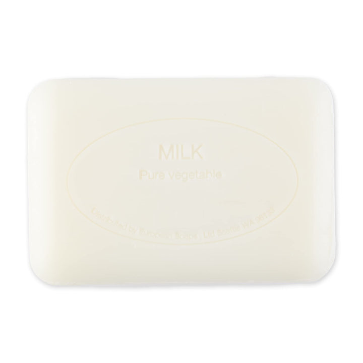 Pre de Provence Artisanal Soap Bar, Enriched with Organic Shea Butter, Natural French Skincare, Quad Milled for Rich Smooth Lather, 8.8 Ounce, Milk