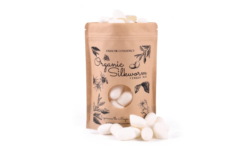 Memoir Organic Silkworm Finger Rub - Facial Cleanser...