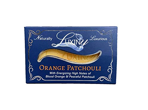 Luxiny Orange Patchouli Handmade Soap Bar for Bath and Body is Palm Oil Free, Moisturizing Natural Vegan Castile Soap with Essential Oil for All Skin Types Including Sensitive Skin (3 Pack)