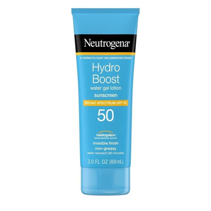 Neutrogena Hydro Boost, Water Gel Lotion Sunscreen, SPF 50, 3 fl oz (88 ml)