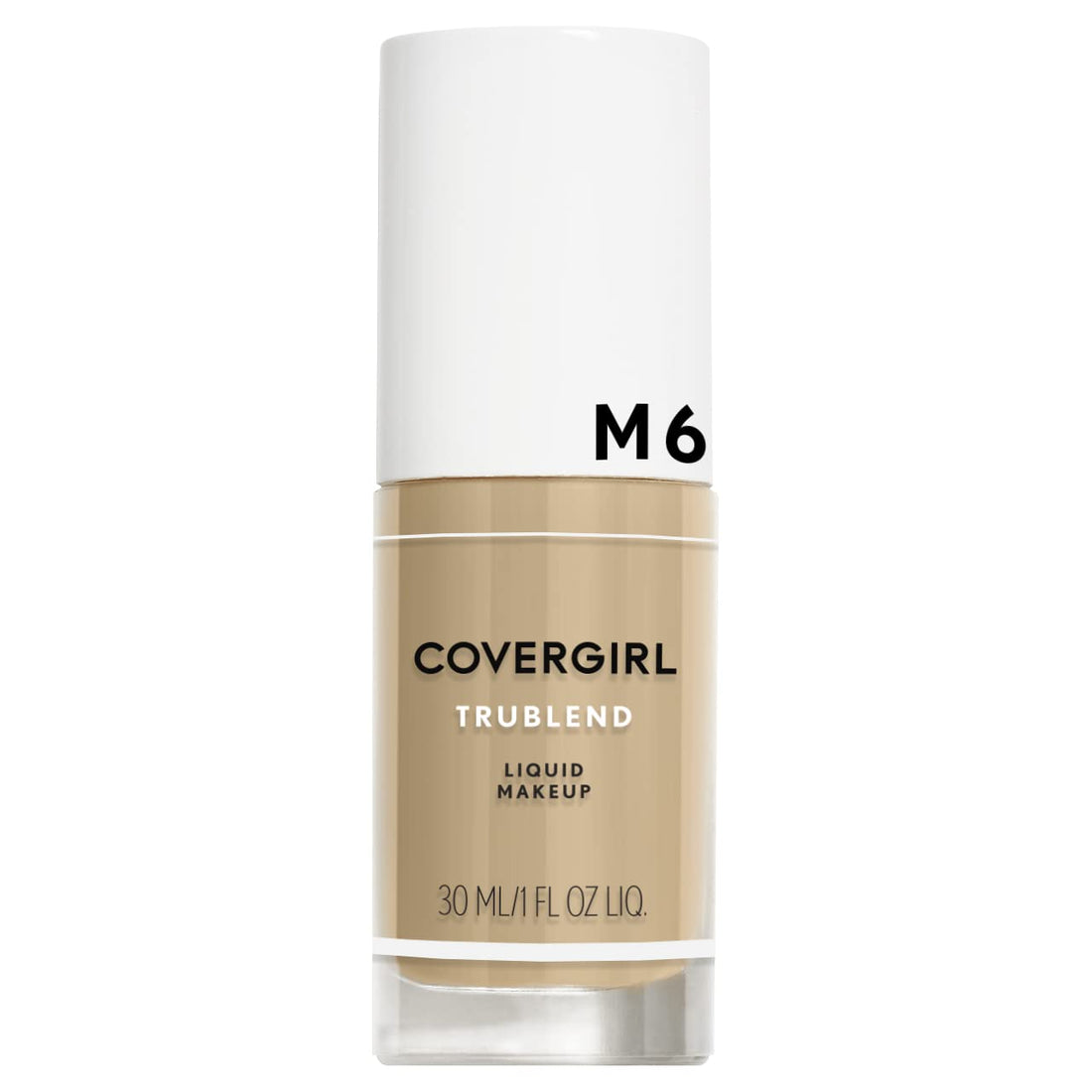 COVERGIRL truBlend Liquid Foundation Makeup Perfect Beige M6, 1 oz