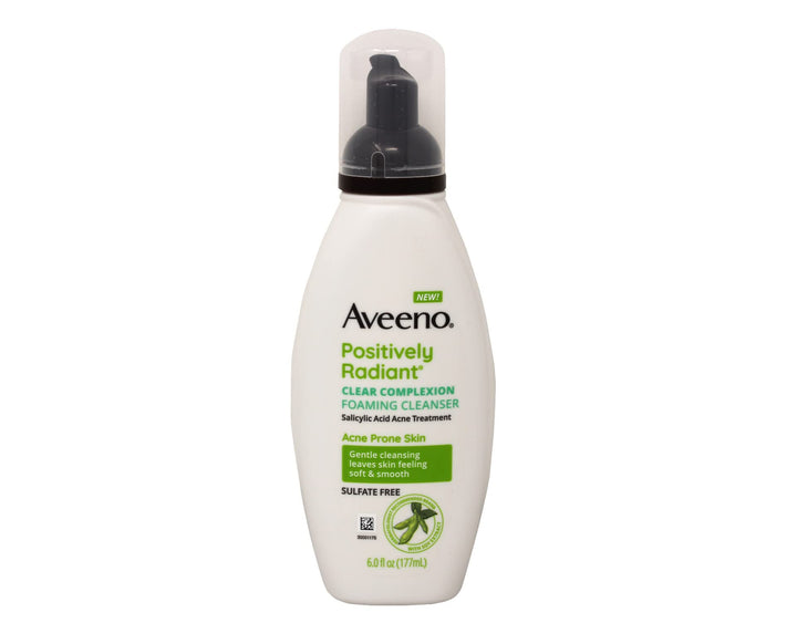 Aveeno Active Naturals Clear Complexion Foaming Cleanser 6 OZ (PACK OF 2)