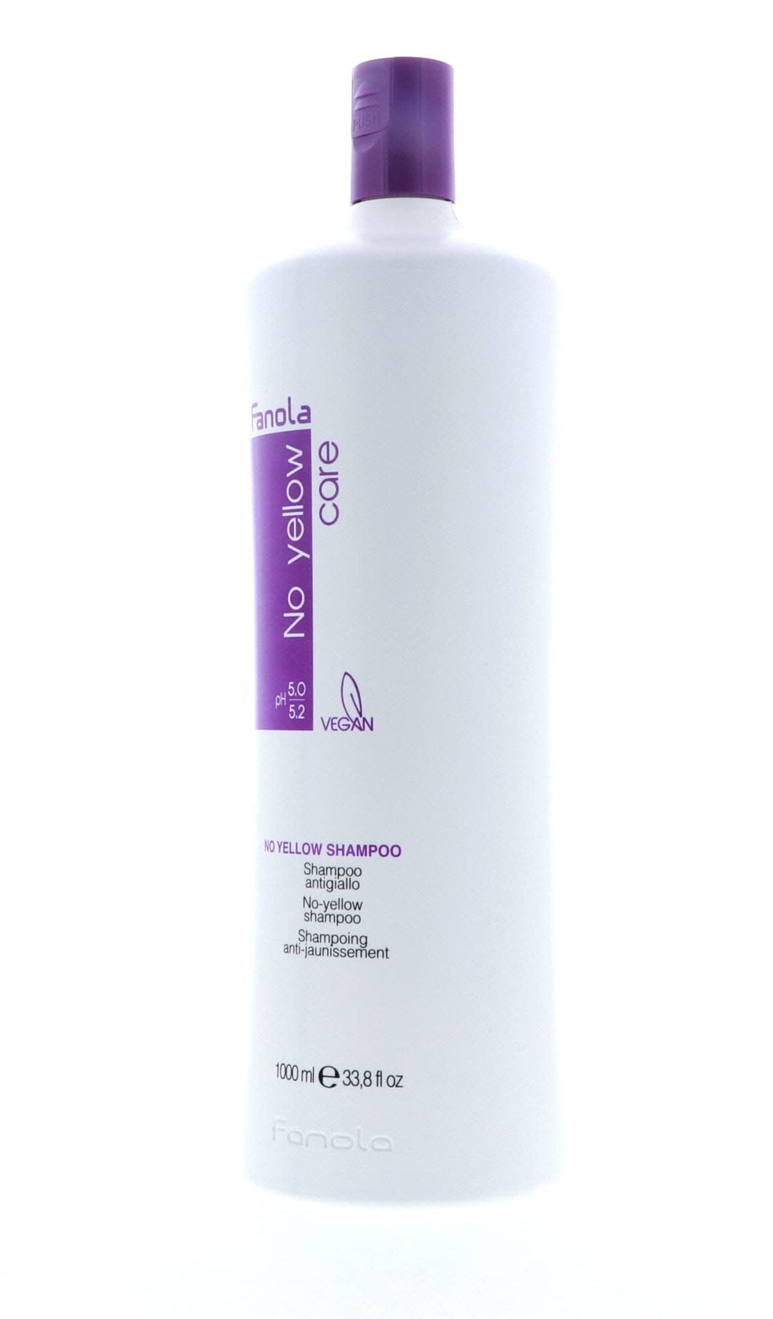 Fanola No Yellow Shampoo, 1000 ml (Pack of 2) ,33.8 Fl Oz,Pack of 2