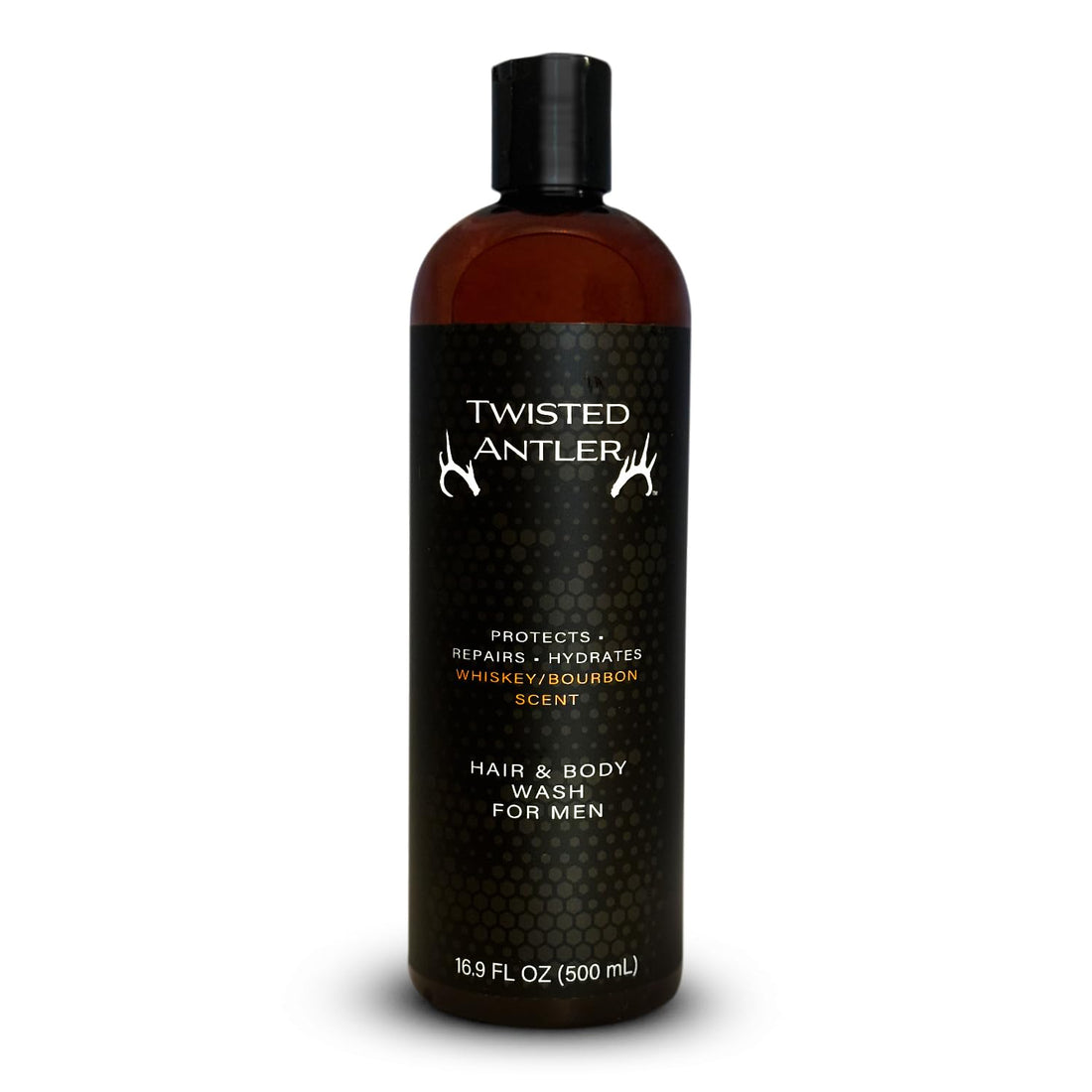 Twisted Antler Hair and Body Wash for Men - 2-in-1 All Natural Mens Shampoo and Skin Care - Protects, Hydrates and Repairs with Anti-Aging Benefits (500 ml)