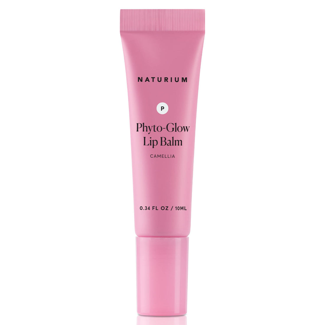 Naturium Phyto-Glow Lip Balm, Hydrating Lip Care with a Glossy Finish, 0.34 oz (Camellia) (NATR-10075), 1.0 Count