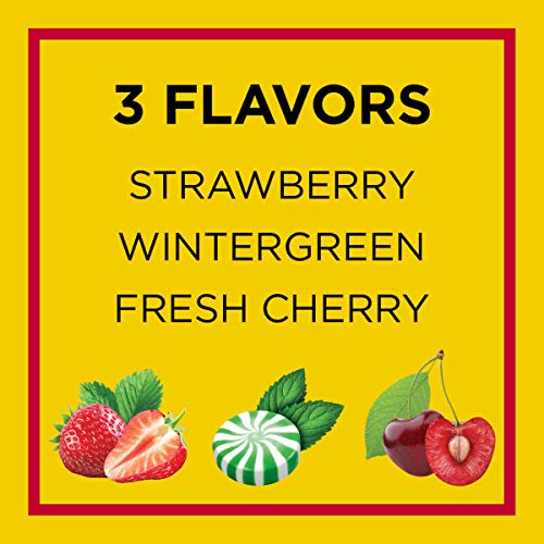 Carmex Daily Care Moisturizing Lip Balm Pack, Lip Balm With Sunscreen in Fresh Cherry, Strawberry and Wintergreen - 0.15 Ounce (Pack of 3)