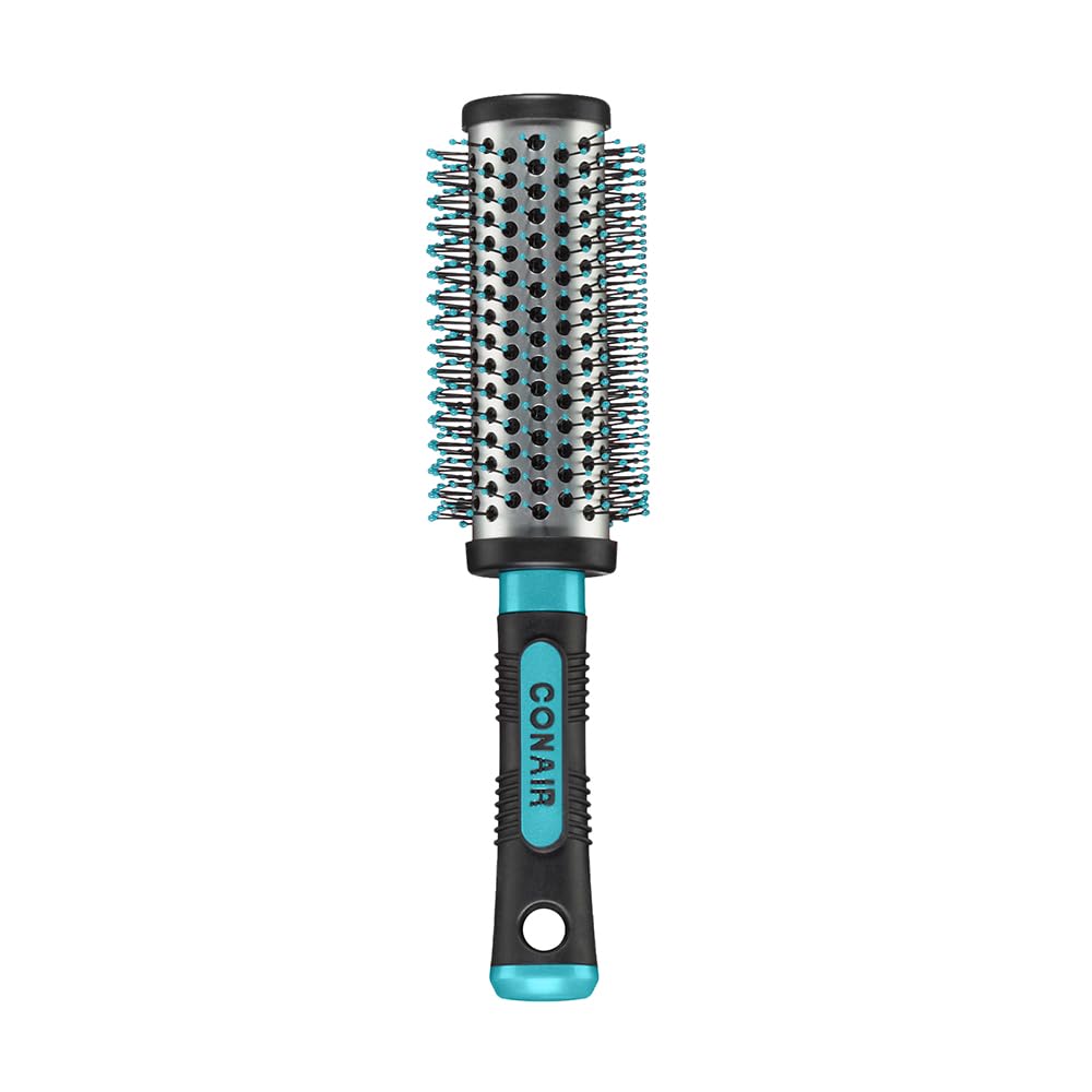 Conair Salon Results Round Hair Brush - Hair Brush Blow Dryer - Large Round Brush for Blow Out - Nylon Bristles - curly hair brush - hair brushes for women - hair brushes for women