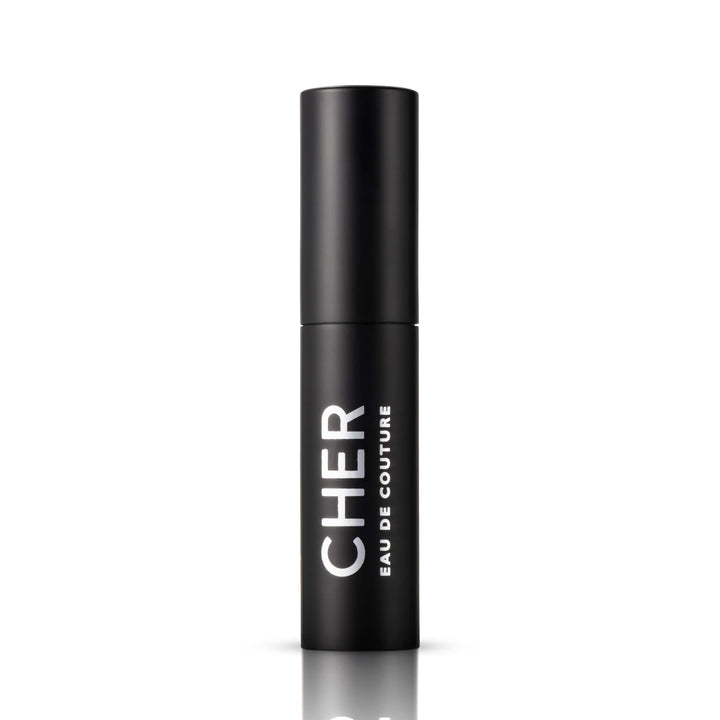 Cher Eau de Couture Atomizer in a Luxury, Matte Mini for Travel, a Spicy, Bold & Classic Scent with Notes of Bergamot, Jasmine & Vanilla Orchid, 0.34 fl oz
