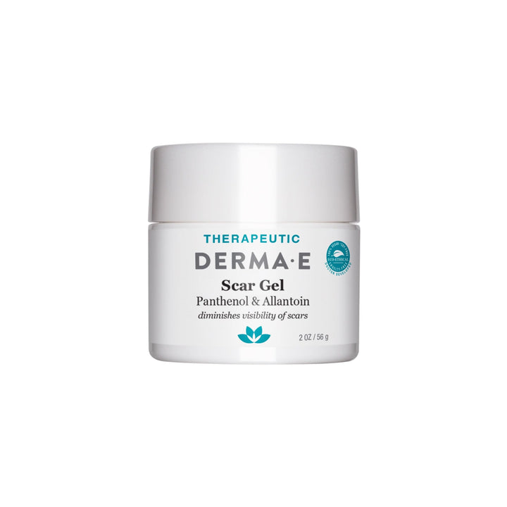 Derma E Scar Gel with Panthenol & Allantoin - Hydrating Scar Remover Gel for Acne Scars, Burns & Stretch Marks