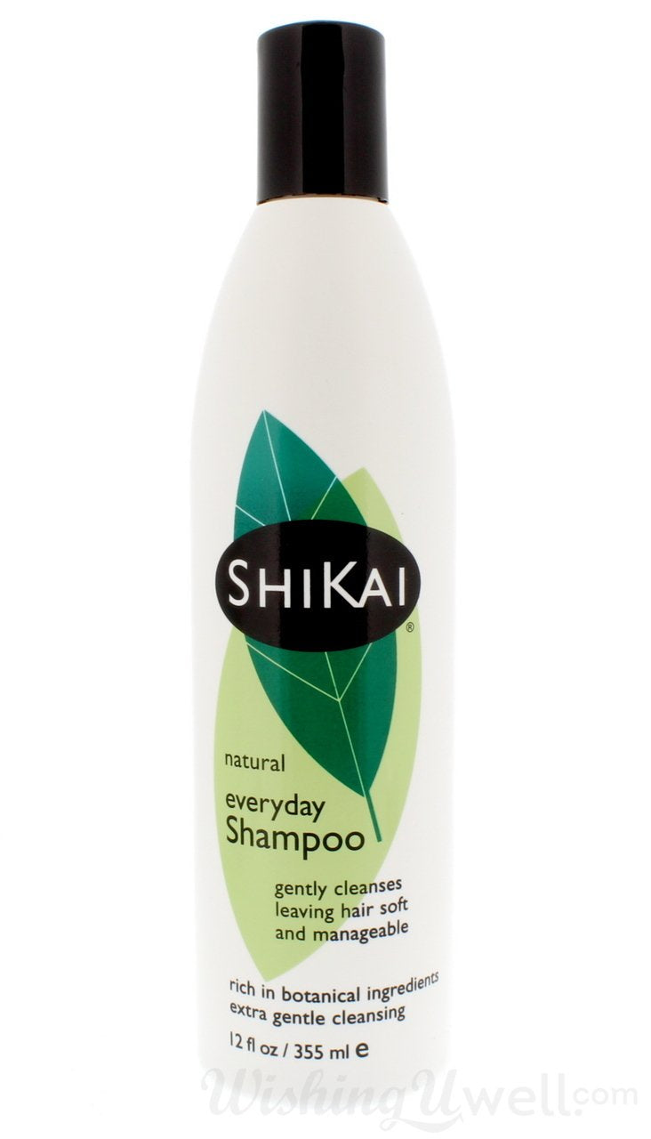 ShiKai Shampoo, Everyday, Natural, 12-Ounces (Pack of 3)