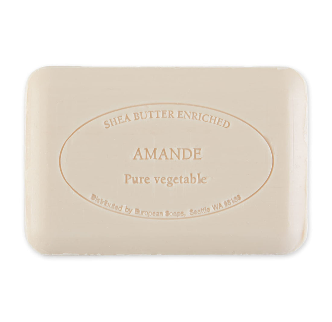 Pre de Provence Shea Butter Enriched Artisanal French Soap Bar (250 g) - Amande