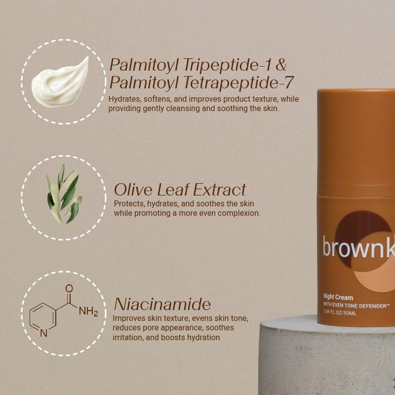 brownkind Night Cream - with Even Tone Defender 50 ML