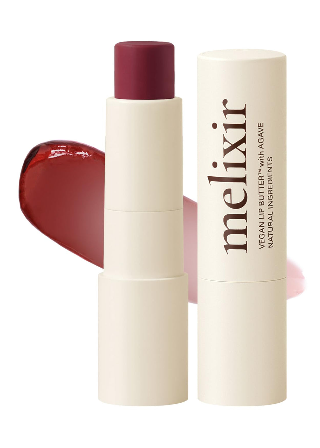 Melixir Vegan Lip Butter #11 Autumn Rain(Tinted) (+11 more colors), Bee Free, Petrolatum Free, Deep Nourishing Plant-Based Vegan Chapstick, Lip Balm for Dry, Cracked and Chapped Lips