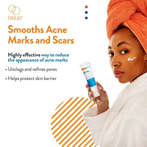 AcneFree Retinol Blemish Mark Resurfacing Serum with Hyaluronic Acid, and Niacinamide | Helps to Reduce the Appearance of Acne Marks | Redness Control | 1 Ounce