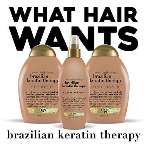 OGX Ever-Straightening + Brazillian Keratin Therapy Conditioner, 13 Ounce