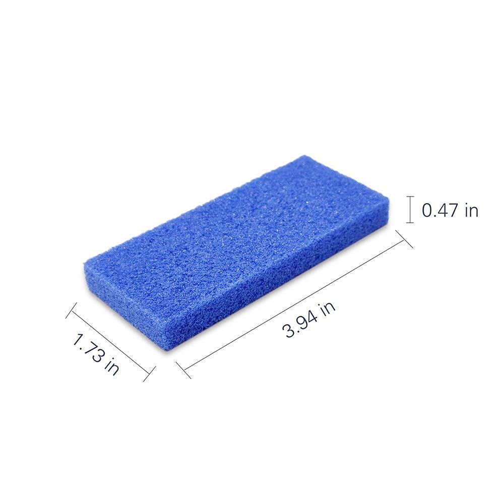 Disposable Foot Care Pumice Stone for Nail Salon Foot Care Blue Coarse, 300 PCS/BOX