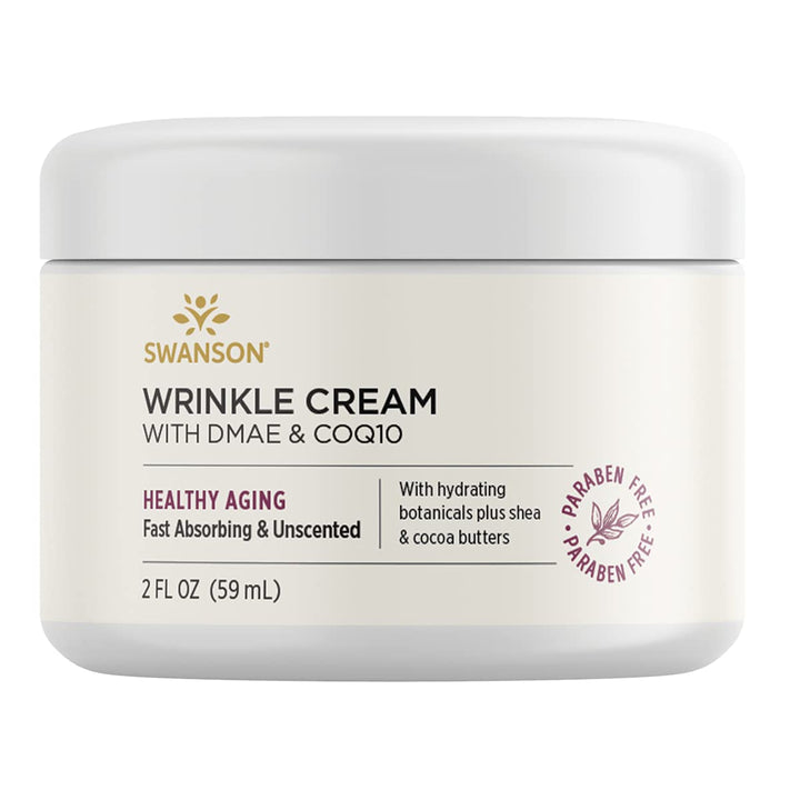 Wrinkle Cream With Dmae & Coq10 2 fl oz (59 ml) Cream