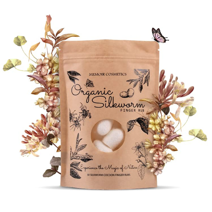 Memoir Organic Silkworm Finger Rub - Facial Cleanser...