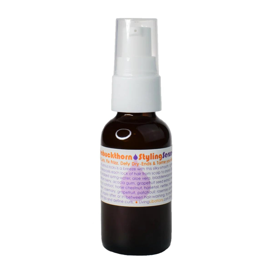 Living Libations - Organic / Wildcrafted Seabuckthorn Styling Serum (1 oz / 30 ml)