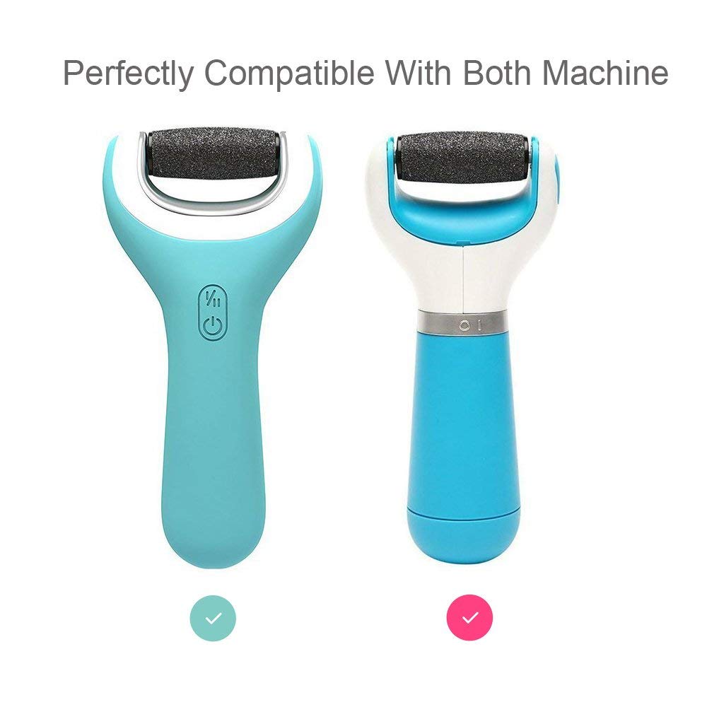 Jiumi 5 Pack Extra Coarse: 5 Pack Extra Coarse Replacement Rollers For Amope Pedi Refills Electronic Perfect Foot File Pedi Hard Skin Remover Refills Include A Clean Brush
